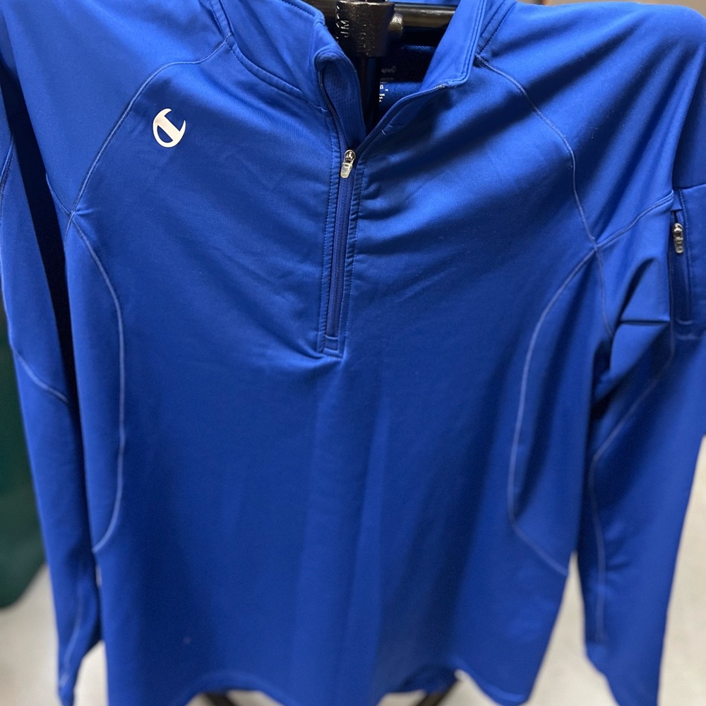 Champion Blue Cold Weather Pullover